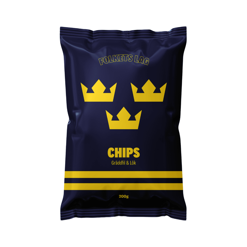 Tre Kronor Chips 200g (Gräddfil & Lök)